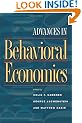 Advances in Behavioral Economics (The Roundtable Series in Behavioral Economics)