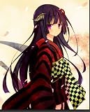 妖狐×僕SS☆☆白鬼院凜々蝶☆先祖返り 表紙和服 full set 衣装+ウイッグ+髪飾り+鬼角★コスプレ衣装 新品 完全オーダメイドも対応可能