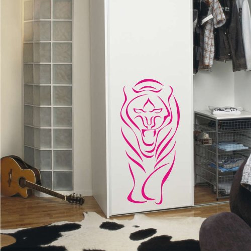 Imagen 1 de Etiqueta de la pared b002 rugido del tigre 80x37 cm