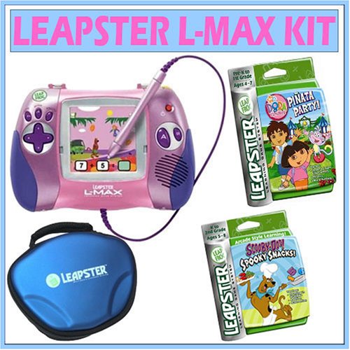 Leapfrog Leapster L-Max Pink + Accessory Kit