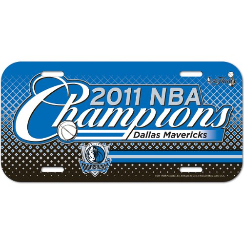 Wincraft Dallas Mavericks 2011 Nba Finals Champions 6X12 License Plate