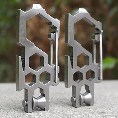 Outdoor Survival Edc Multi Function Tool Rope Hang Buckle Strengthen Version Pulley System To Hang Buckle With Pulley