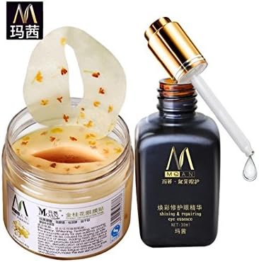 Maxi Eye Care Set (Gold Osmanthus Revitalizing Eye Mask + Eye Essence) to dark circles puffiness fine lines