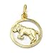 PENDANT, ZODIAC SIGN, ARIES, 9K GOLD, NEW
