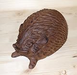 Eigenschaften Haus und Gärtchen  / Igel aus Gusseisen 20 cm