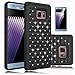 Galaxy Note 7 Case, EC™ Dual Layer Studded Rhinestone Bling Hybrid Diamond Shockproof Case Cover for Samsung Galaxy Note 7/ Galaxy Note 6/ Samsung SM-N930F (Black)