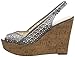 Nine West Women's Axey Metallic Wedge Sandal