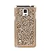 Galaxy Note 4 Case, HESPLUS Bling Glitter Handcraft Rhinestone Diamond Hard Case Case for Samsung Galaxy Note 4 (gold) + Stylus Pen