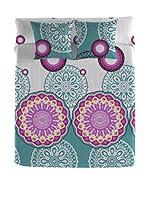 Casa Campo  Colcha Bouti+Coj. Devi (Azul/Morado)