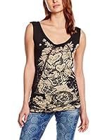 Desigual Top (Negro)