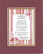 Touching and Heartfelt Poem for Loving Partners - For a Special Couple On Your 50th Anniversary Poem on 11 x 14 inches Double Beveled Matting