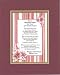 Touching and Heartfelt Poem for Loving Partners - For a Special Couple On Your 50th Anniversary Poem on 11 x 14 inches Double Beveled Matting
