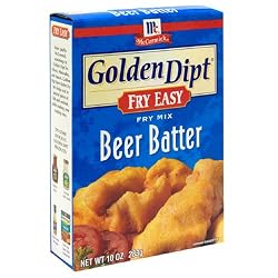 Golden Dipt Beer Batter Mix, 10-Ounce Boxes (Pack of 12)