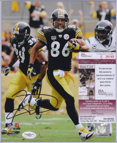 Hines Ward Pittsburgh Steelers Signed Autographed Photo Coa + Hologram Jsa Coa