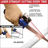 Laser Guided Saw for Accurate Cutting - Wood, Plastic, Wallboard, & More