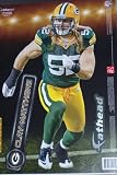 Clay Matthews Fathead Green Bay Packers Wall Graphic 16" x 10"