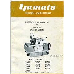 Yamato Industrial Sewing Machine Manual 13 Z Models