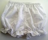 White Eyelet Baby Bloomer