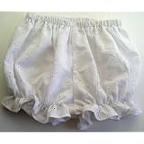 White Eyelet Baby Bloomer, 24 month by My Baby's Closet