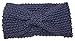 BWH Adult Crochet Bow Knot Headband/Ear Warmer (One Size)