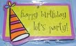 Gift Tags - Happy Birthday Let's Party By Max & Lucy