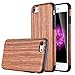 iPhone 8 Case,iPhone 7 Case, LONTECT [Slim Matte] [Shock Absorbing] Flex TPU Non Slip Wood Tactile Extra Grip Rubber Bumper Case Cover for Apple iPhone 8,iPhone 7 - Rosewood
