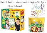 Insect Lore Live Butterfly Garden, Ladybug Land, Silly Bandz