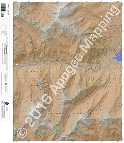 Mount Elbert, Colorado 7.5 Minute Topographic Map - Waterproof Paper