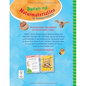Basteln mit Naturmaterialien für Kindergartenkinder