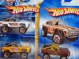 Hot Wheels Custom Ford Bronco #21 Set: Yellow, Brown & The 40th Anniversary Euro Card Issue {3 Pieces} 1/64 Scale Collector