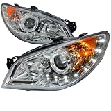 06-07 SUBARU IMPREZA WRX JDM LED CHROME CLEAR PROJECTOR HEAD LIGHTS by Spec-D Tuning