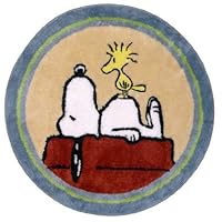 Lambs and Ivy Vintage Snoopy Rug - Blue/Green