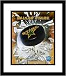 Dallas Stars NHL Framed 8x10 Photograph Team Logo and Hockey Puck