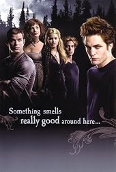 Twilight Birthday Card with Stickers "Something smells really good around here..."