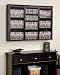 Black Finish Triple Floating Wall Multimedia Storage