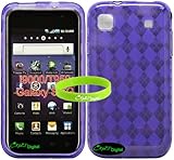 Premium Purple TPU Skin Case for Samsung Galaxy S 4G. CrazyOnDigital Brand  ....