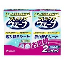 アレルケアウェーブ 取替シート 4枚*2個パック