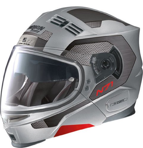 Nolan N71 S2 matt/grau-rot XL Preisvergleich