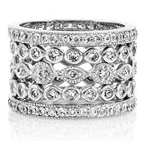 Zolas Set of 5 Stackable Rings- Sterling Silver