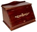 Mountain Woods Antique Style Mahogany Bread Box