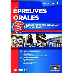 Epreuves orales cat�gorie C