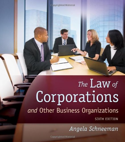 the law of corporations and other business organizations