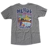 51nV6lkaHbL. SL160  Shop    Junk Food: Junk Food T Shirt Nerds are Fun Men   Grau Gr. S