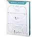 Feathers Boys White Tank 100% Cotton Super Soft Tagless Undershirts 3-Pack, Solid White, 6