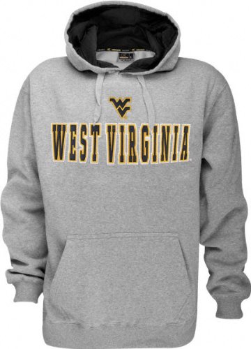 Buy West Virginia Mountaineers 2008 Automatic Fleece Grey Hooded Sweatshirt
