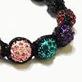Multi Coloured Unisex Shamballa Bracelet Crystal Disco Ball Friendship Bead Swarovski Crystals Beads Bracelets