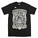 Harley-Davidson Mens Overload Skull Distressed Short Sleeve Shirt Black 30298305
