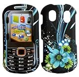 Blue Flower Hard Case Cover for Samsung Intensity 2 II U460