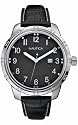 Nautica A25512G Gents Automatic Watch With Black Croco Pattern Leather Strap