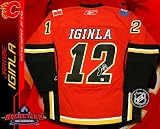 Jarome Iginla Calgary Flames Red Reebok Premier Jersey - NHL Replica Adult Jerseys